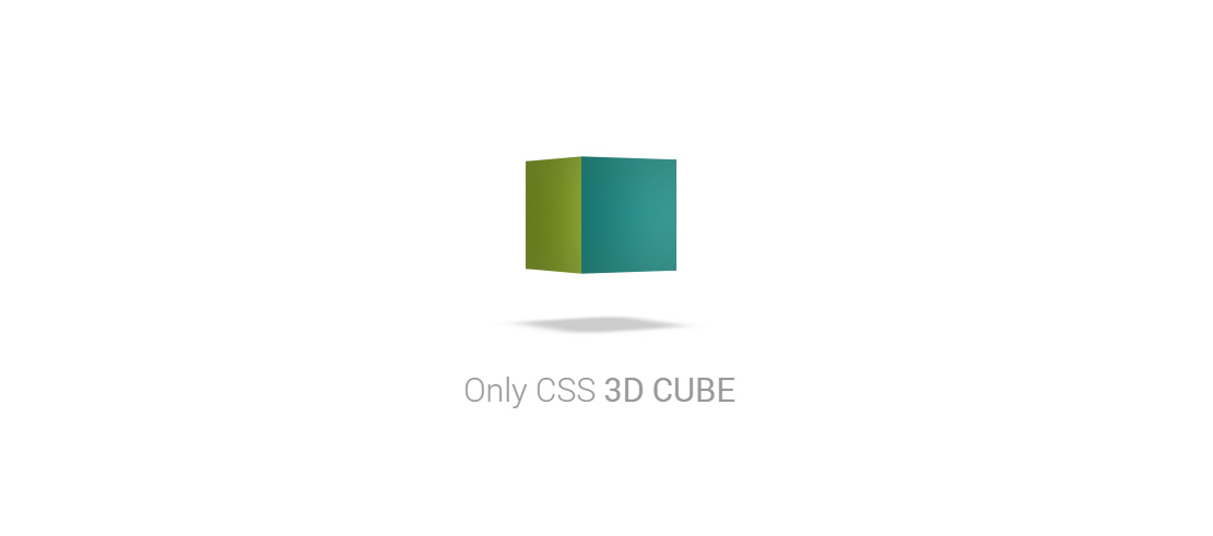 pure css 3d cube